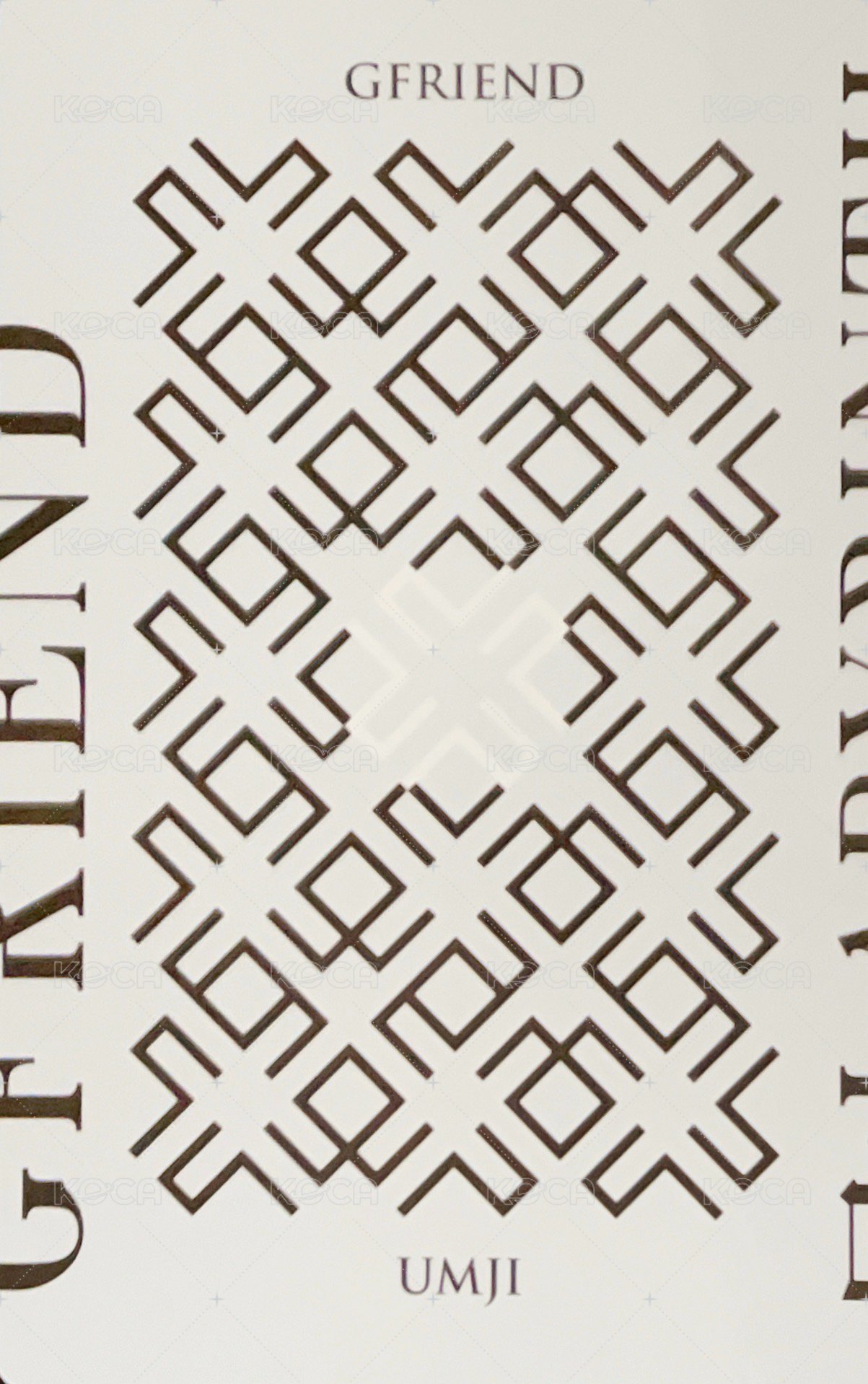 迷八 專輯卡 Twisted ver. 背面