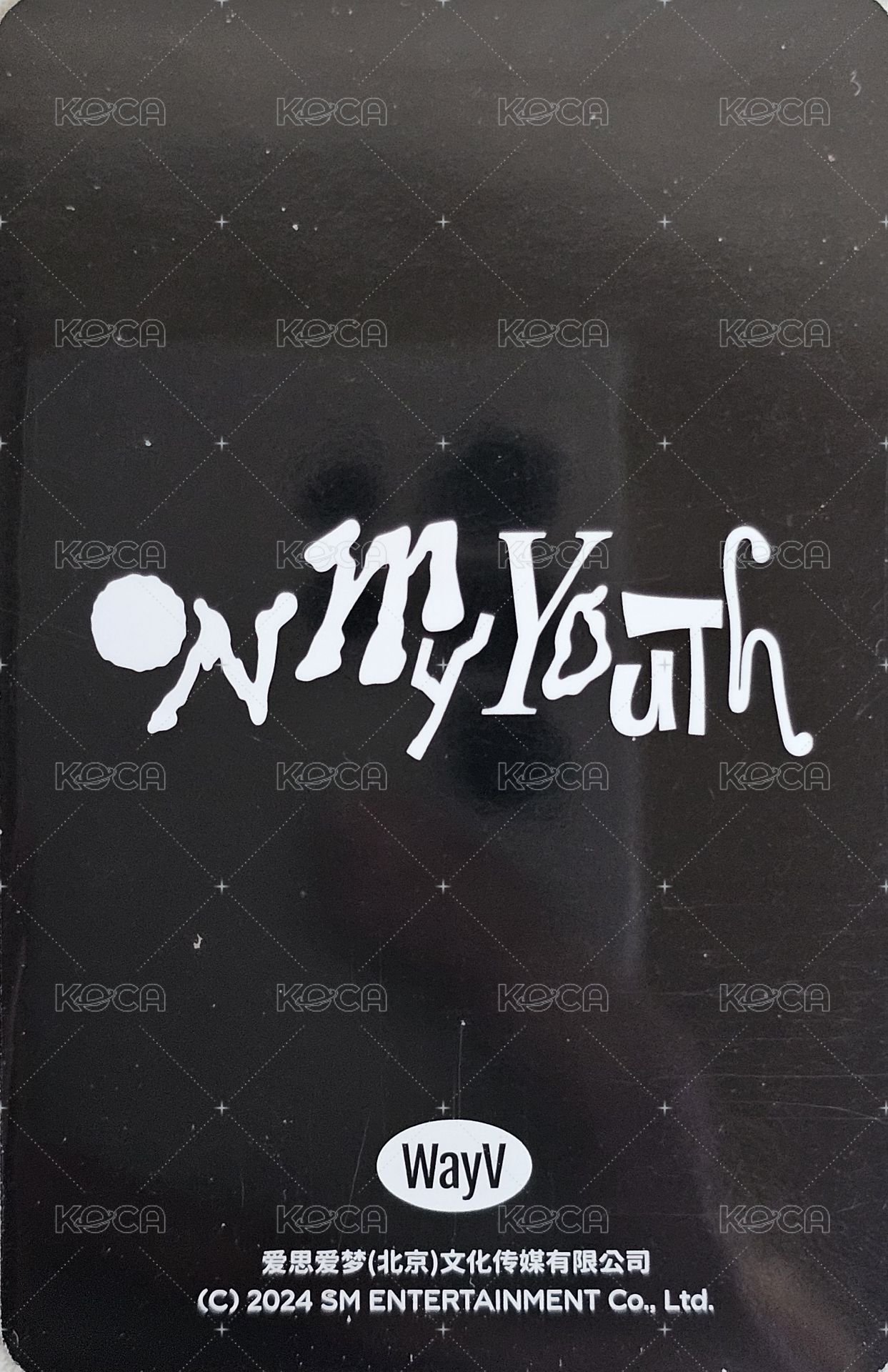 On My Youth 遺憾效應 隨機卡 OMY週邊 - 包官拍 背面