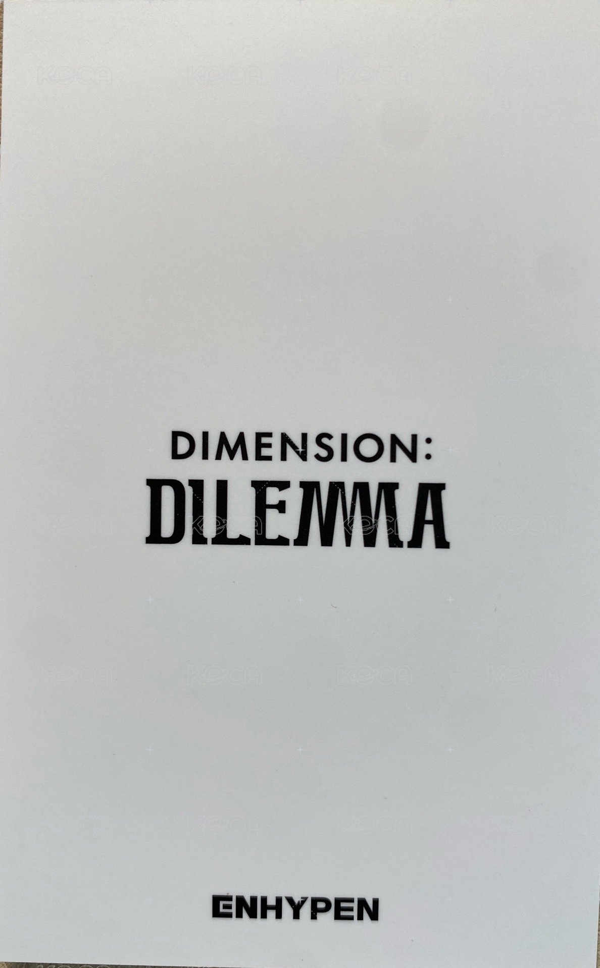 正一 環球 特典卡  背面