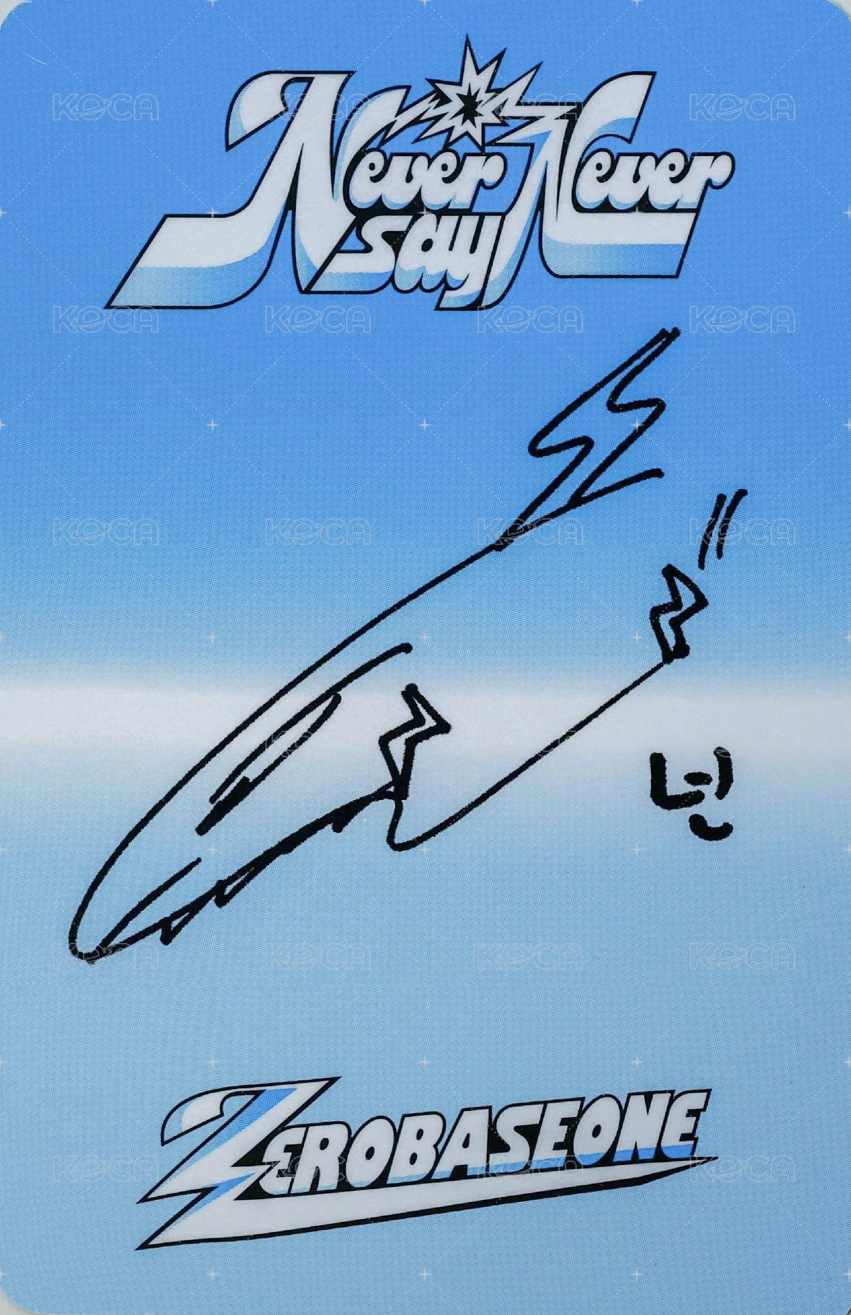 正規一 專輯卡 ICON ver. 背面