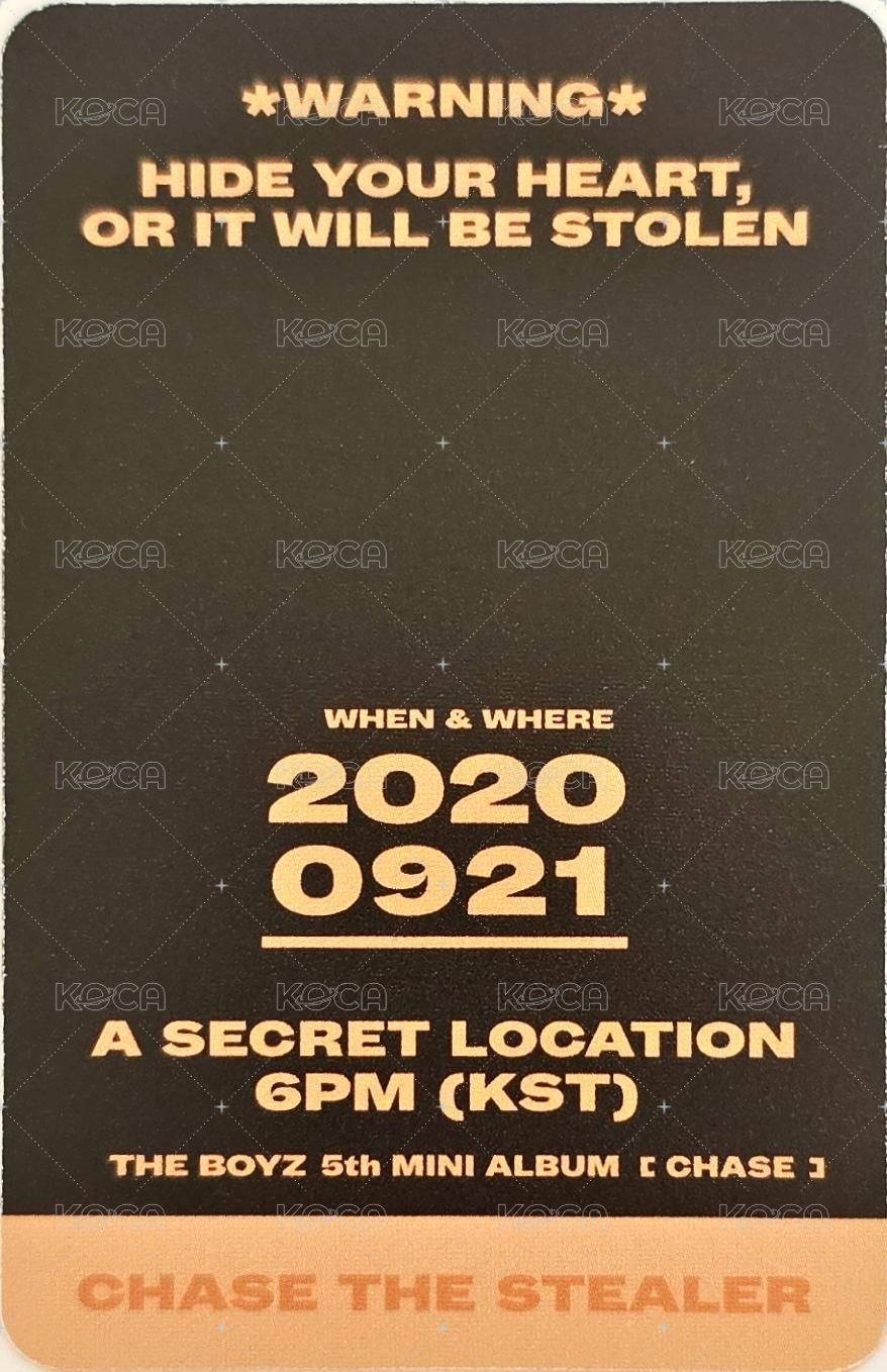 CHASE 專輯卡  背面