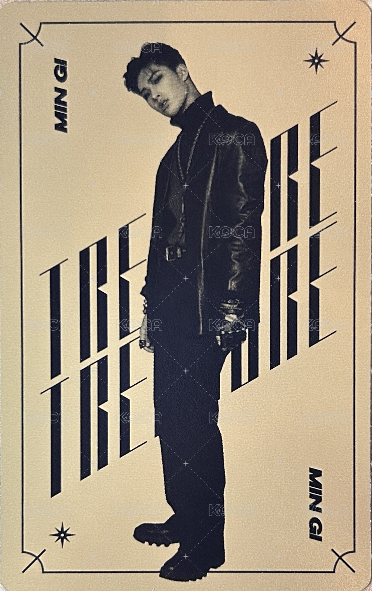 TREASURE : HIDDEN MAP PACKAGE 寫真書 周邊卡  背面