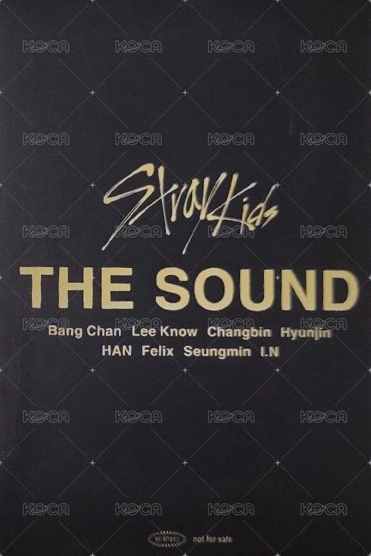 THE SOUND 入場卡 / 場限卡 大阪 02/26 背面