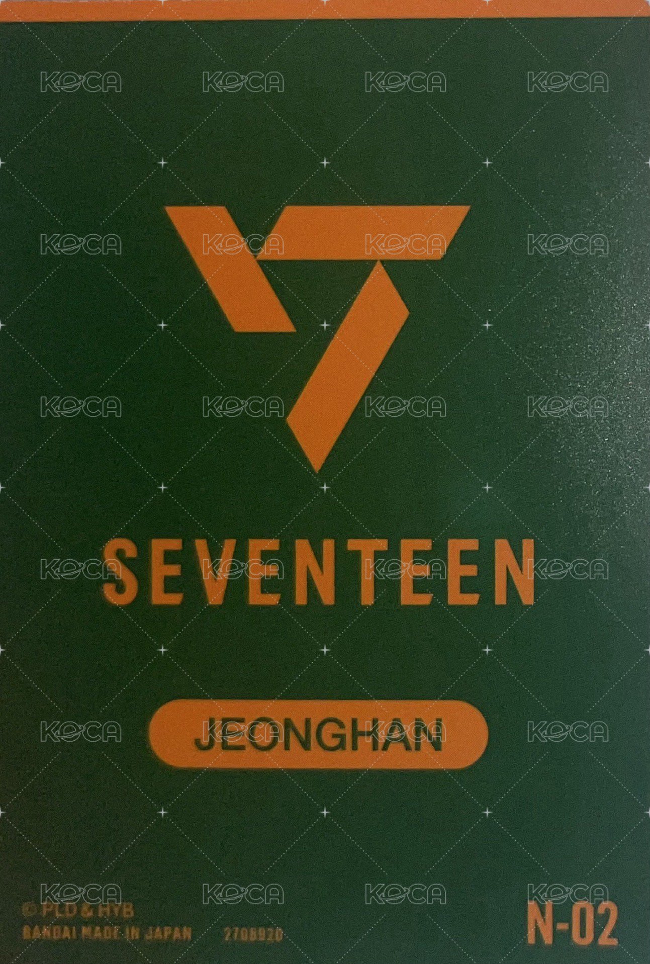 ALWAYS YOURS 代言卡 萬代餅乾隨機卡 背面