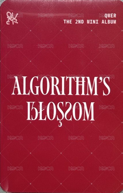 迷二 Kpopstore 1.0線下 簽售卡 幸運草 背面