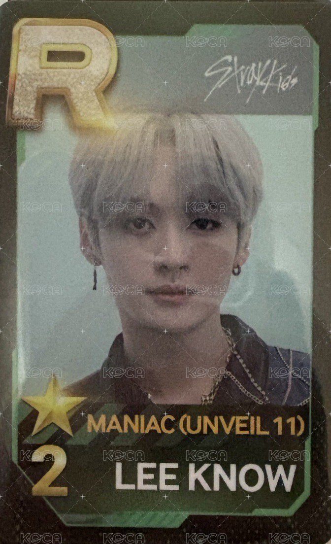 SUPERSTAR 遊戲卡 Maniac (Unveil 11) 正面