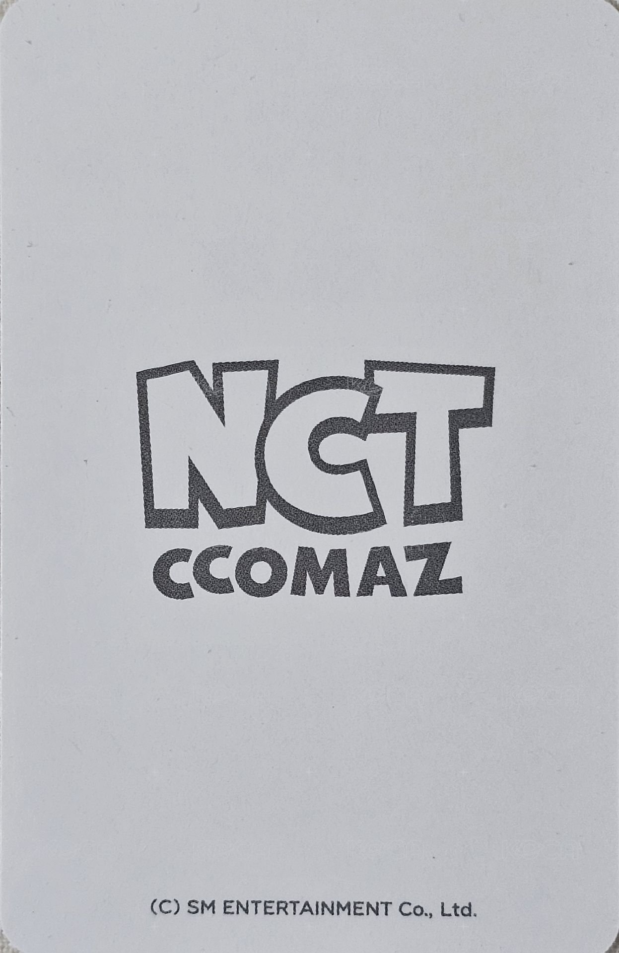 NCT CCOMAZ  隨機卡  背面
