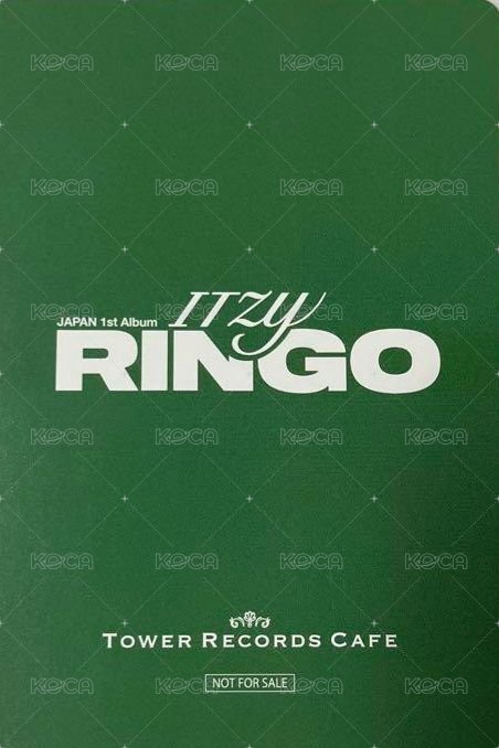 RINGO 塔店 入場卡 / 場限卡 咖啡廳 背面