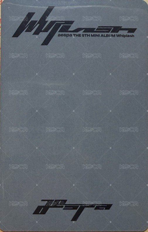 Whiplash 華納 特典卡 冬柚雙人卡A 背面