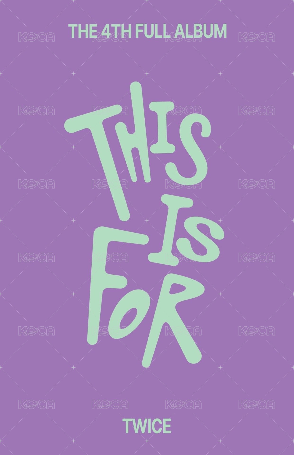 正規四 fans 預售 特典卡 單封 背面