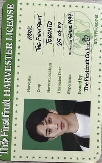 The Firstfruit 周邊卡 The Firstfruit box set