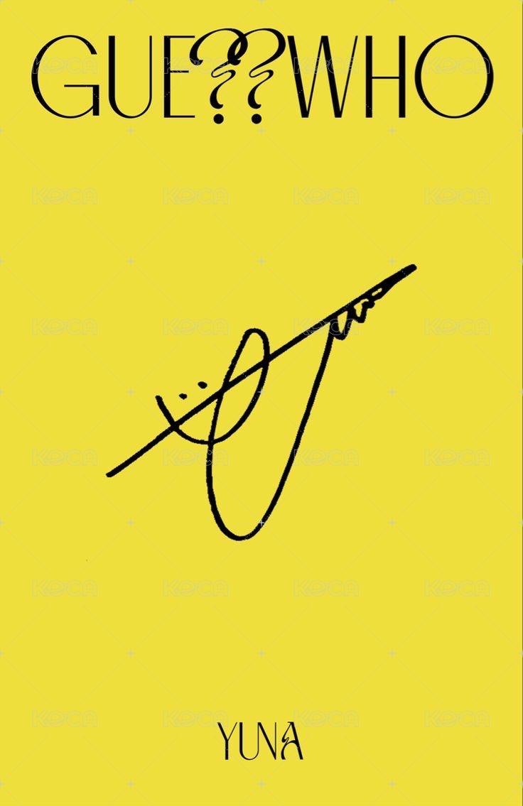 GUESS WHO 專輯卡  背面