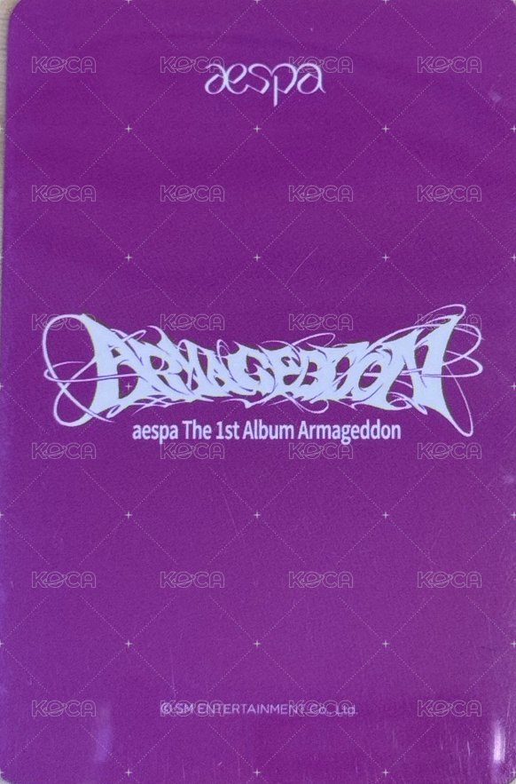 正規一 House Of Kpop 簽售卡 新加坡簽售吉 背面