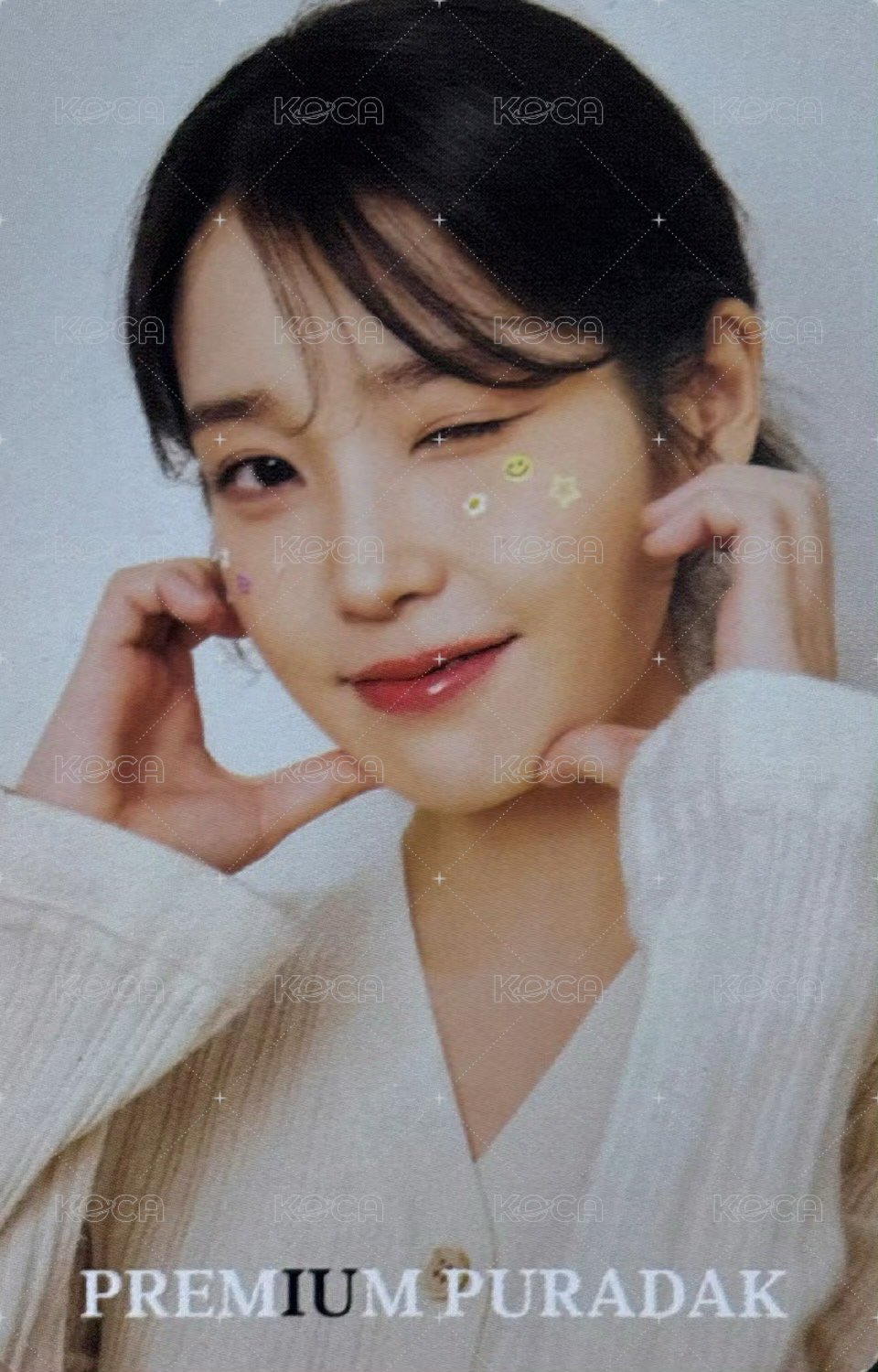 炸雞代言 代言卡  正面