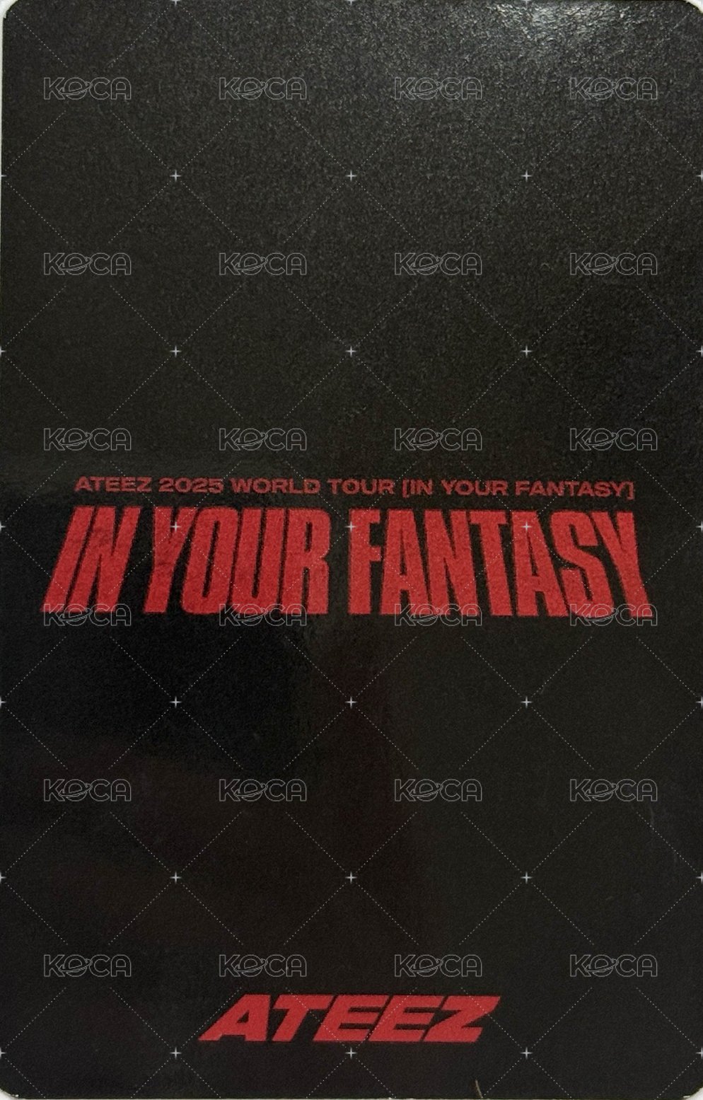 IN YOUR FANTASY 隨機卡 日本場周邊 背面