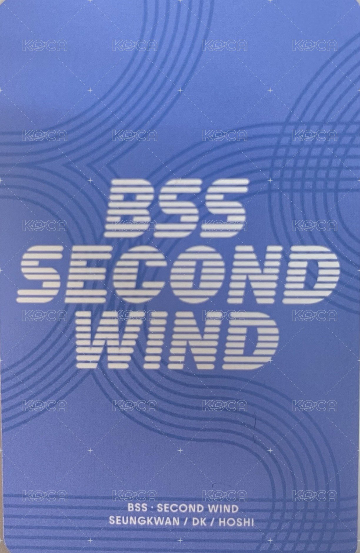 BSS<SECOND WIND> sw LD1.0 幸運卡  背面