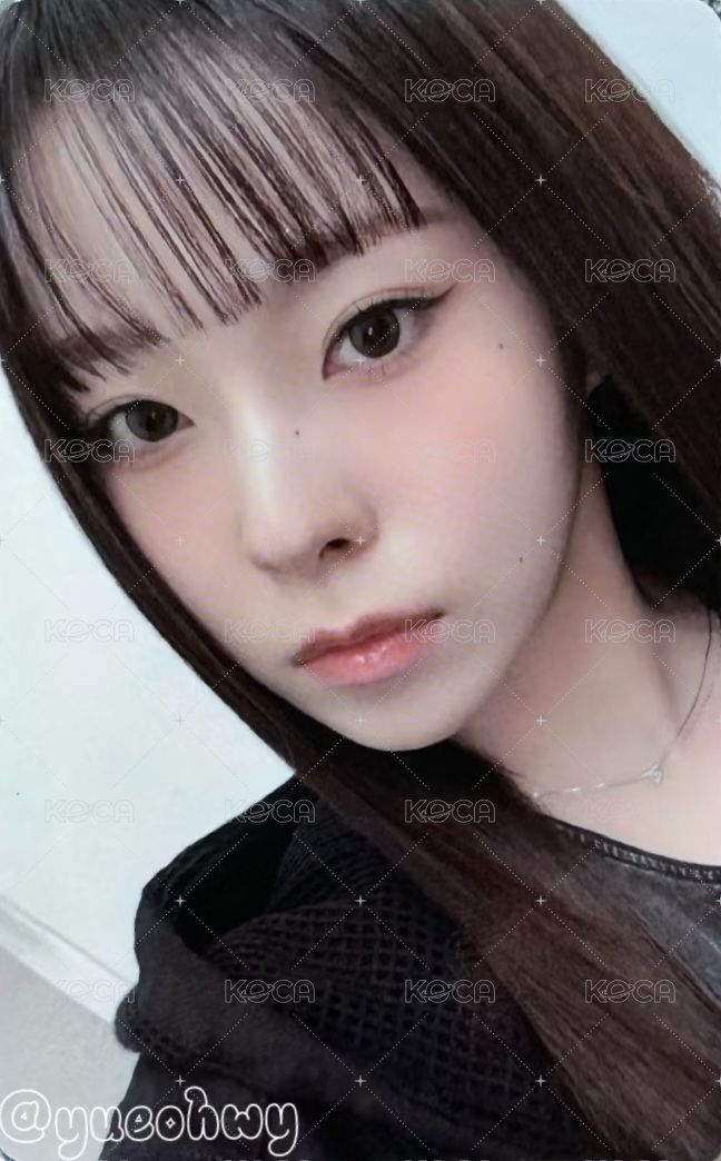 代言卡 Ollio睫毛代言卡 正面