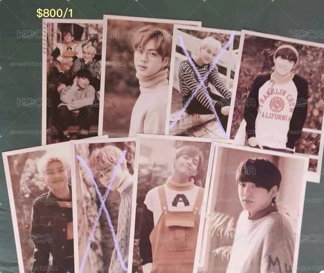 BTS防彈少年團 撕頁To簽+紙條、稀有早期官方周邊 17520、22920