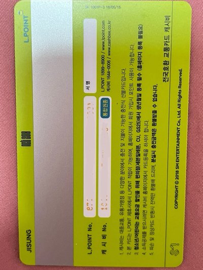 NCT DREAM志晟tmoney交通卡