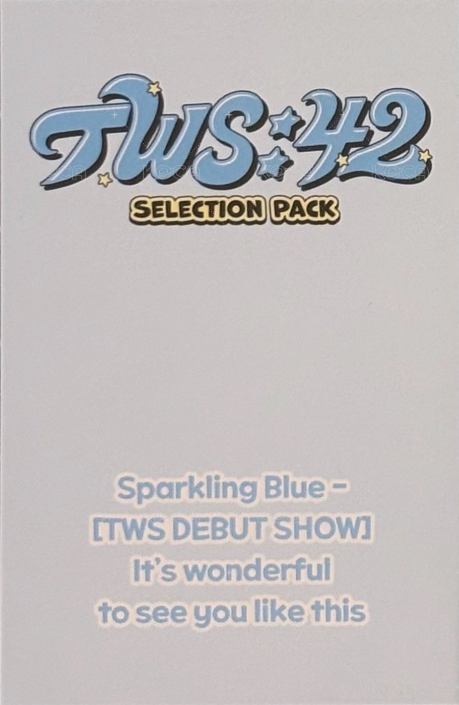 TWS:42 Selection Pack 周邊卡  背面
