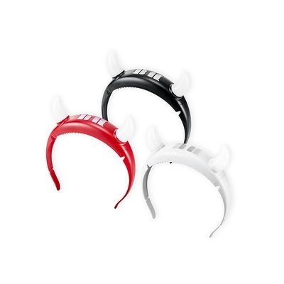 BABYMONSTER｜OFFICIAL HORN HEADBAND｜髮窟燈 黑色