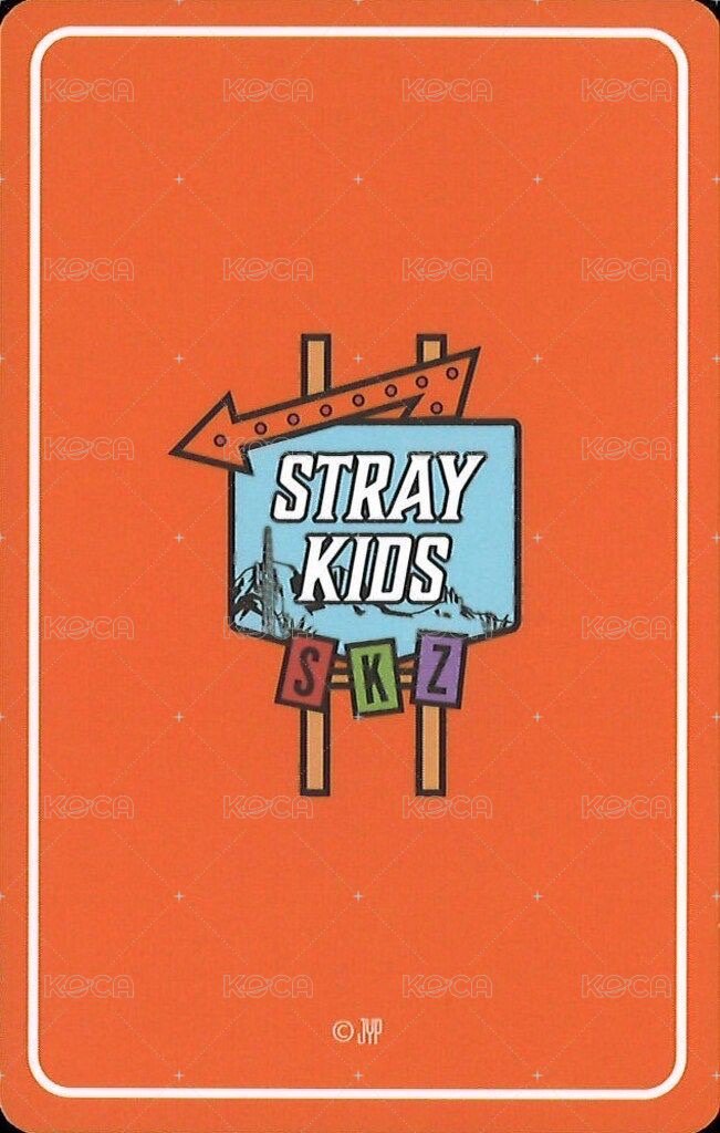 2023 JYP日本快閃店 橘版小卡組 周邊卡  背面