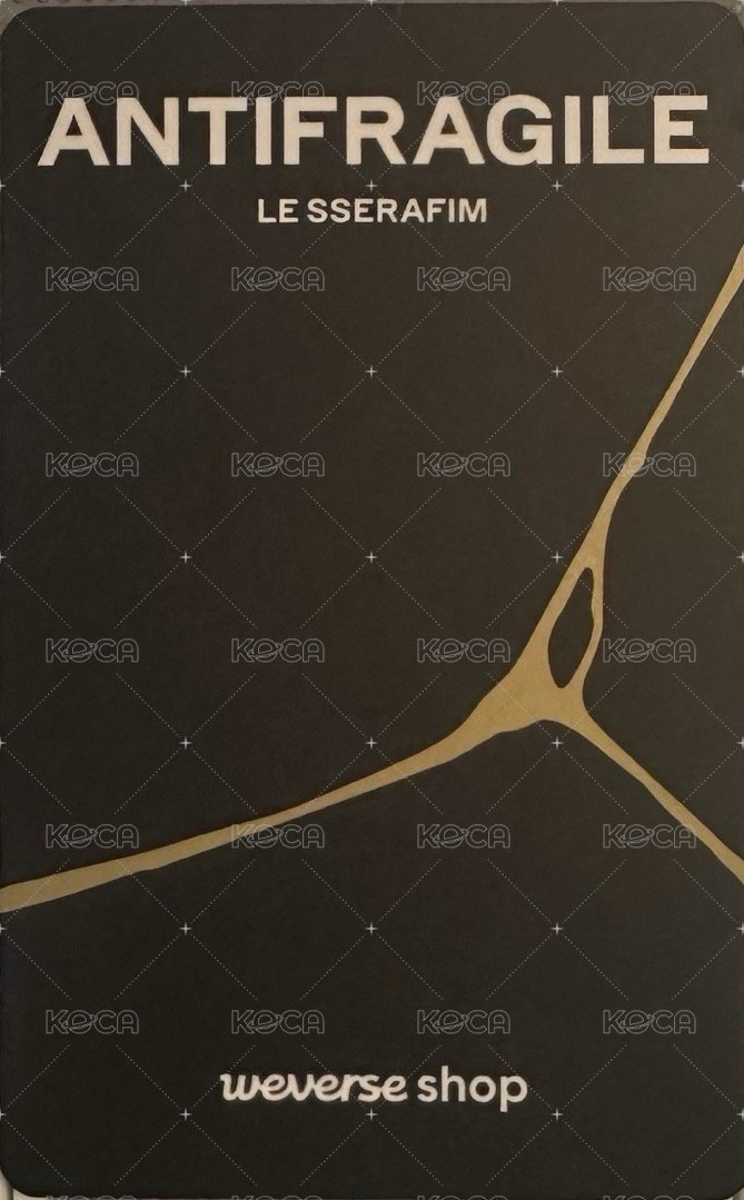 ANTIFRAGILE wvs PB預售 特典卡 閃卡 背面