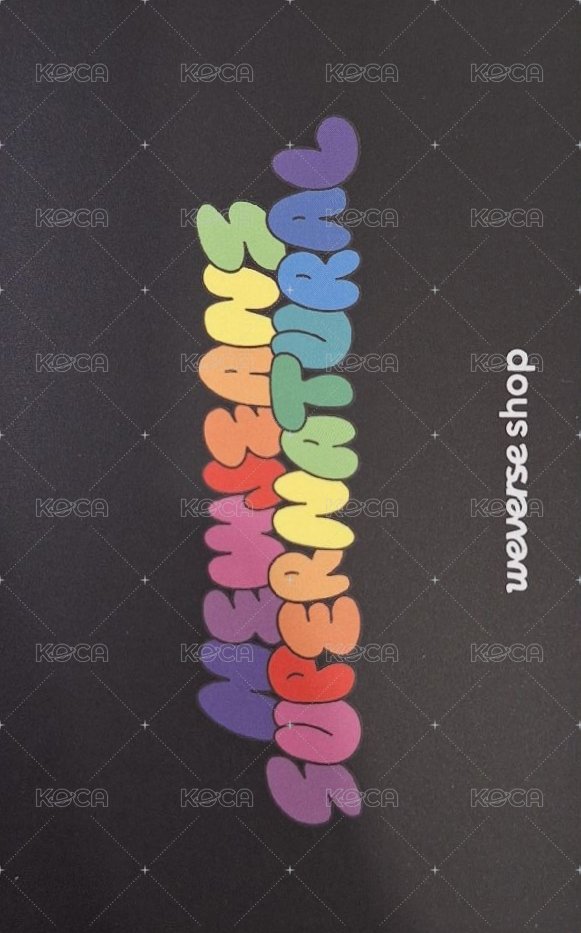 Supernatural wvs 特典卡  背面