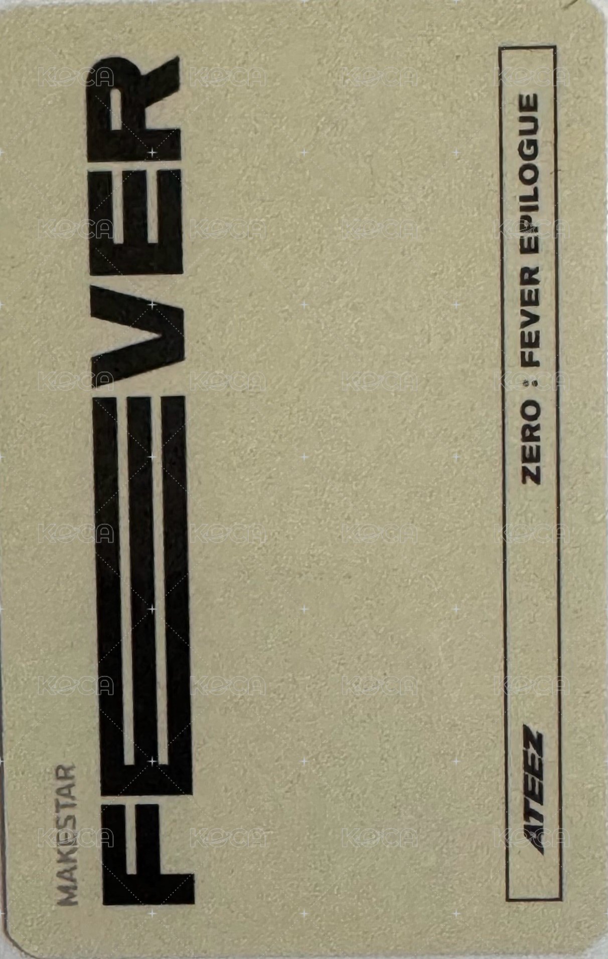 Fever Epilogue ms 1.0 特典卡  背面