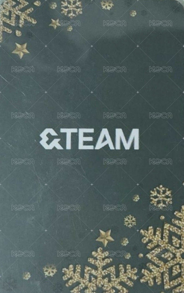 Other 抽選卡 SBS 聖誕逆應援卡 背面