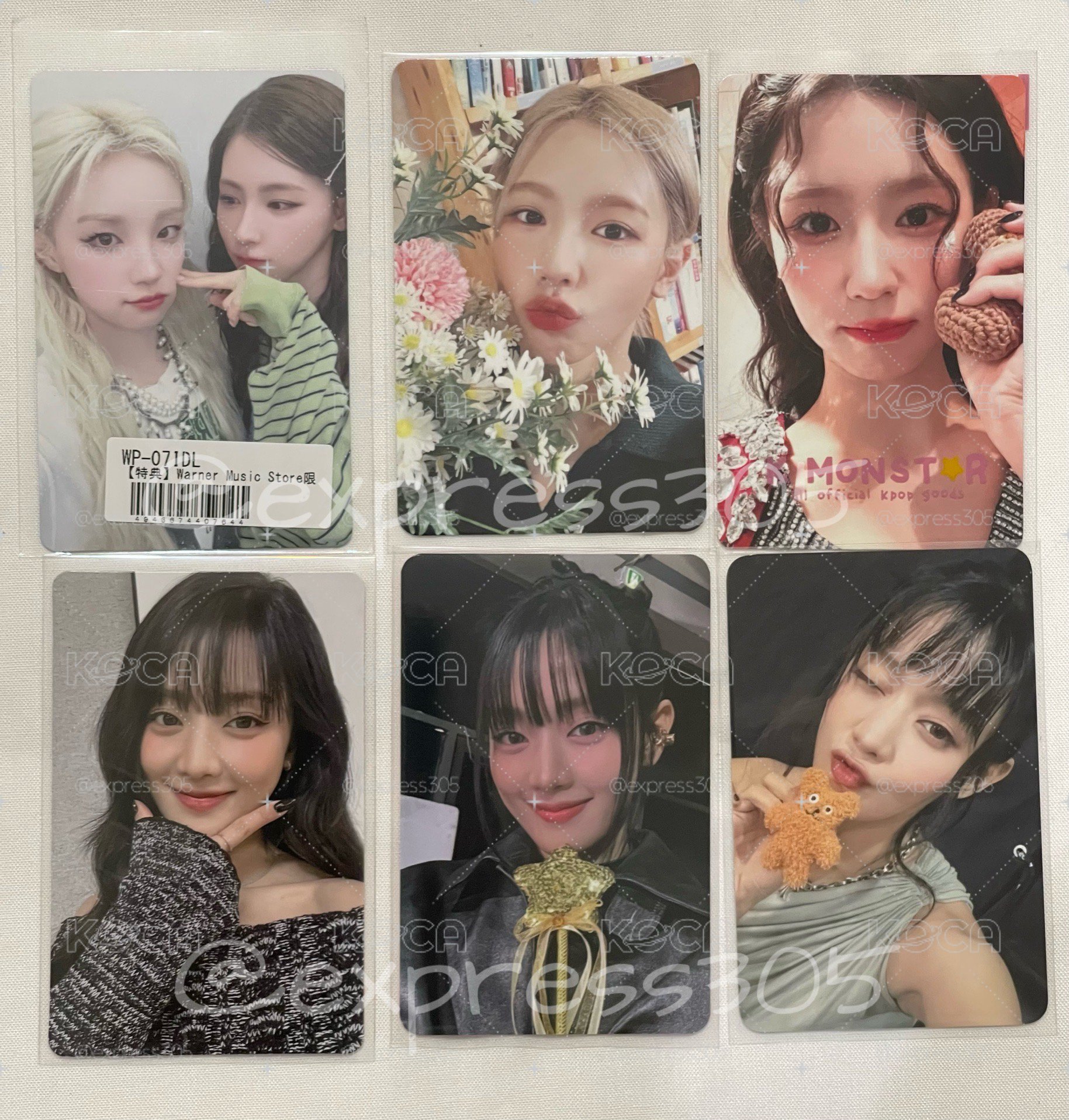 i-dle 日專華納通路姐弟分隊卡含綁卡