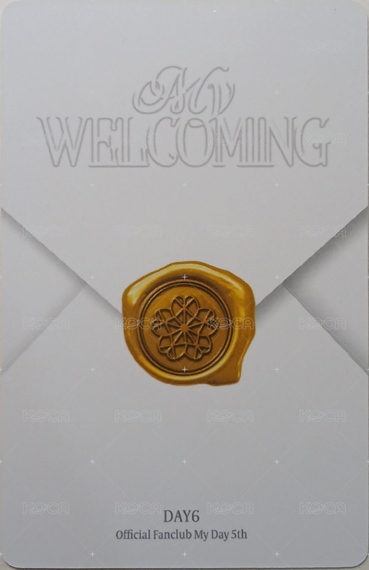 五期會員禮 會員禮卡  背面