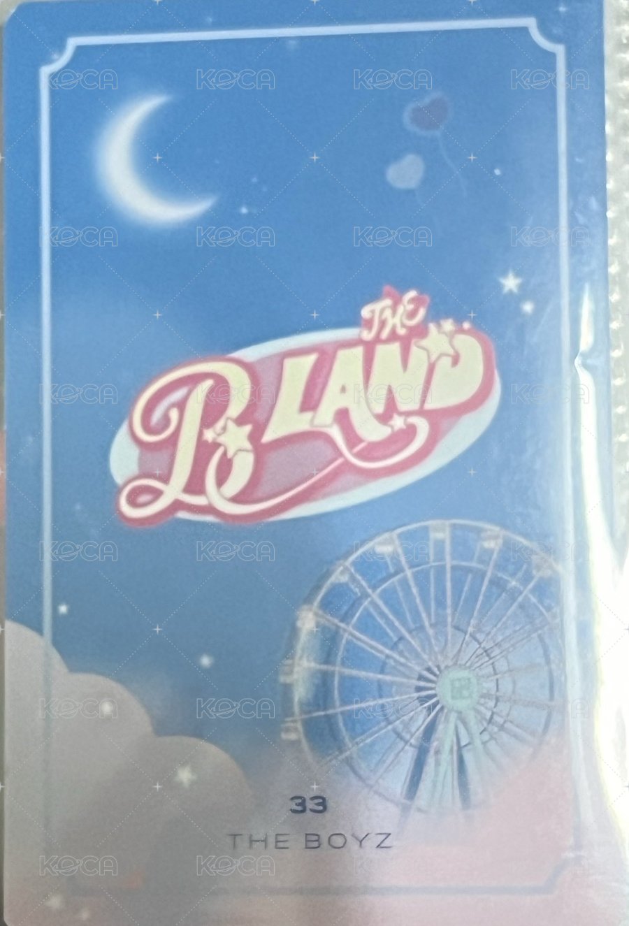 THE BOYZ FAN-CON <THE B LAND> 隨機卡  背面