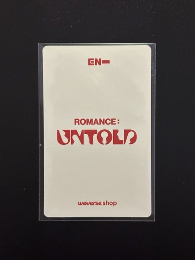 ENHYPEN JAKE 沈載倫 正二 wvs pb 特典卡