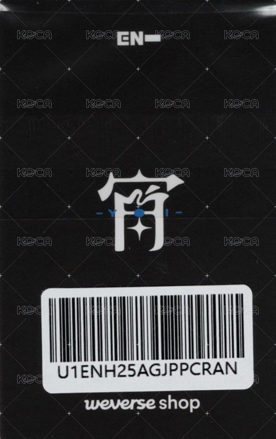 宵 wvs 單封預售 特典卡  背面