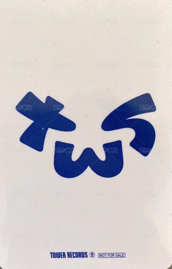 Sparkling Blue 塔店 幸運卡  背面