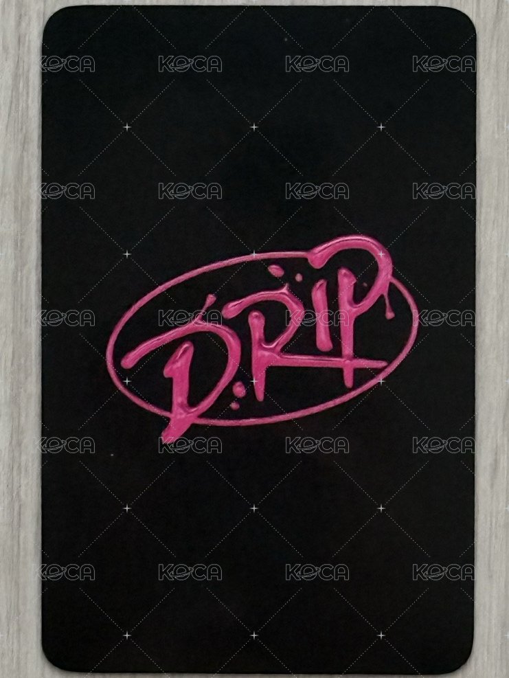 DRIP k4 線下中籤 抽選卡  背面