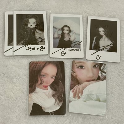 winter 雜誌卡 中文卡背