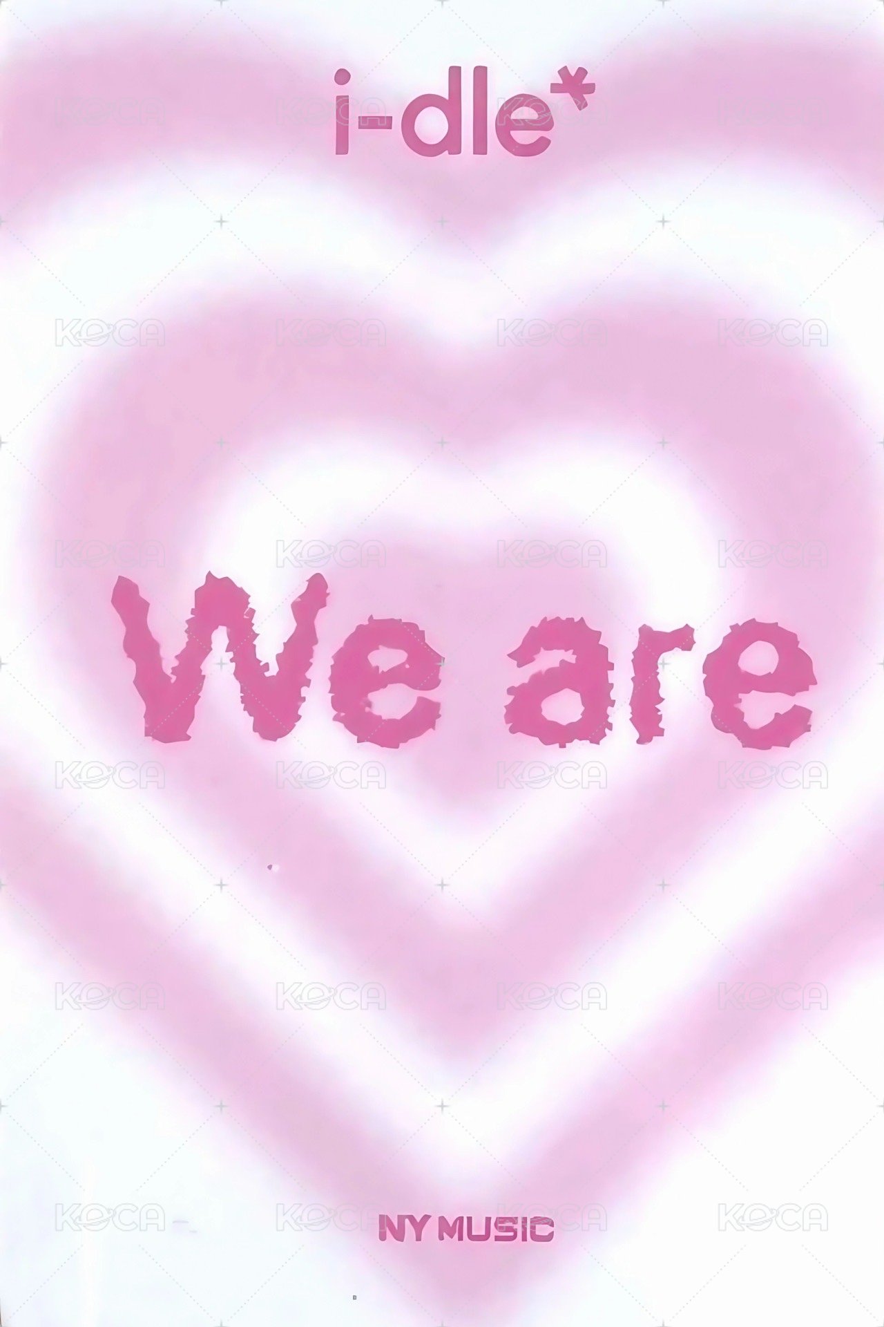 We are 楠藝 線下5.0 幸運卡 團卡 背面