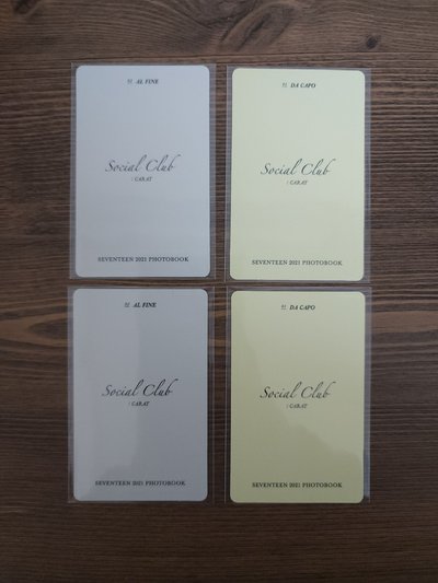 SOCIAL CLUB 勳 四張不拆