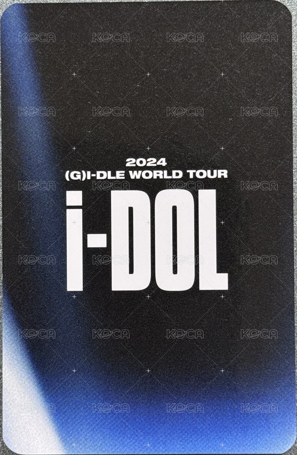 24’演唱會 iDOL 隨機卡 卡包卡 背面