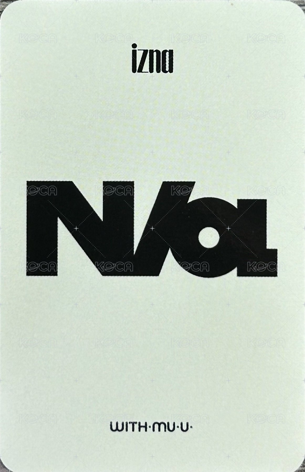 迷一 wm 2.0 幸運卡  背面