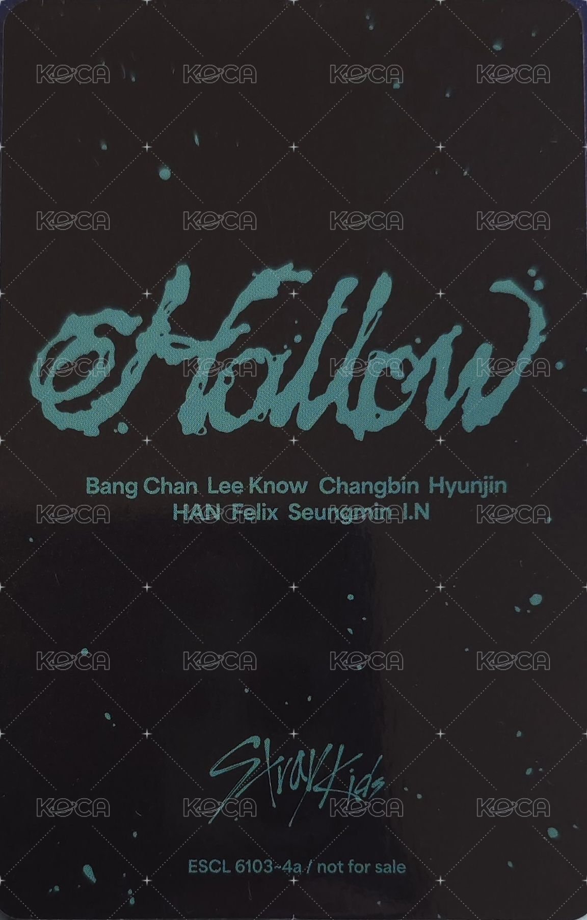 Hollow 專輯卡 初回生產限定盤A 背面