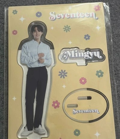 SEVENTEEN 2022日本FM HANABI飯咪周邊  ACRYLIC STAND 立牌 珉奎 全新未拆