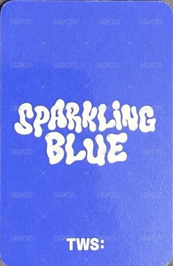 Sparkling Blue k4 幸運卡  背面