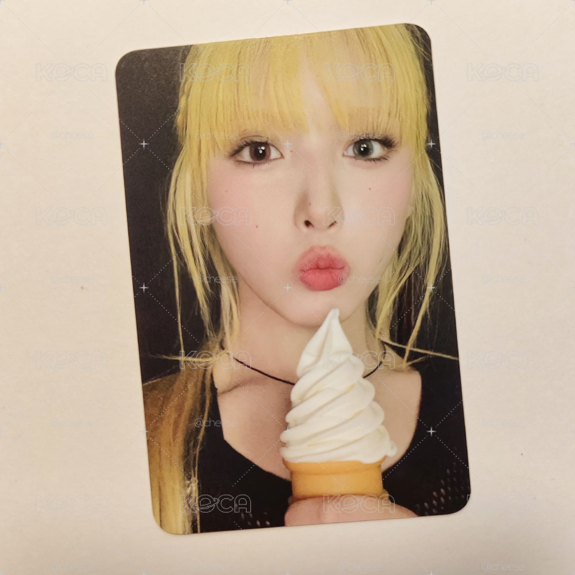 Jiwoo 冰淇淋鐵盒卡