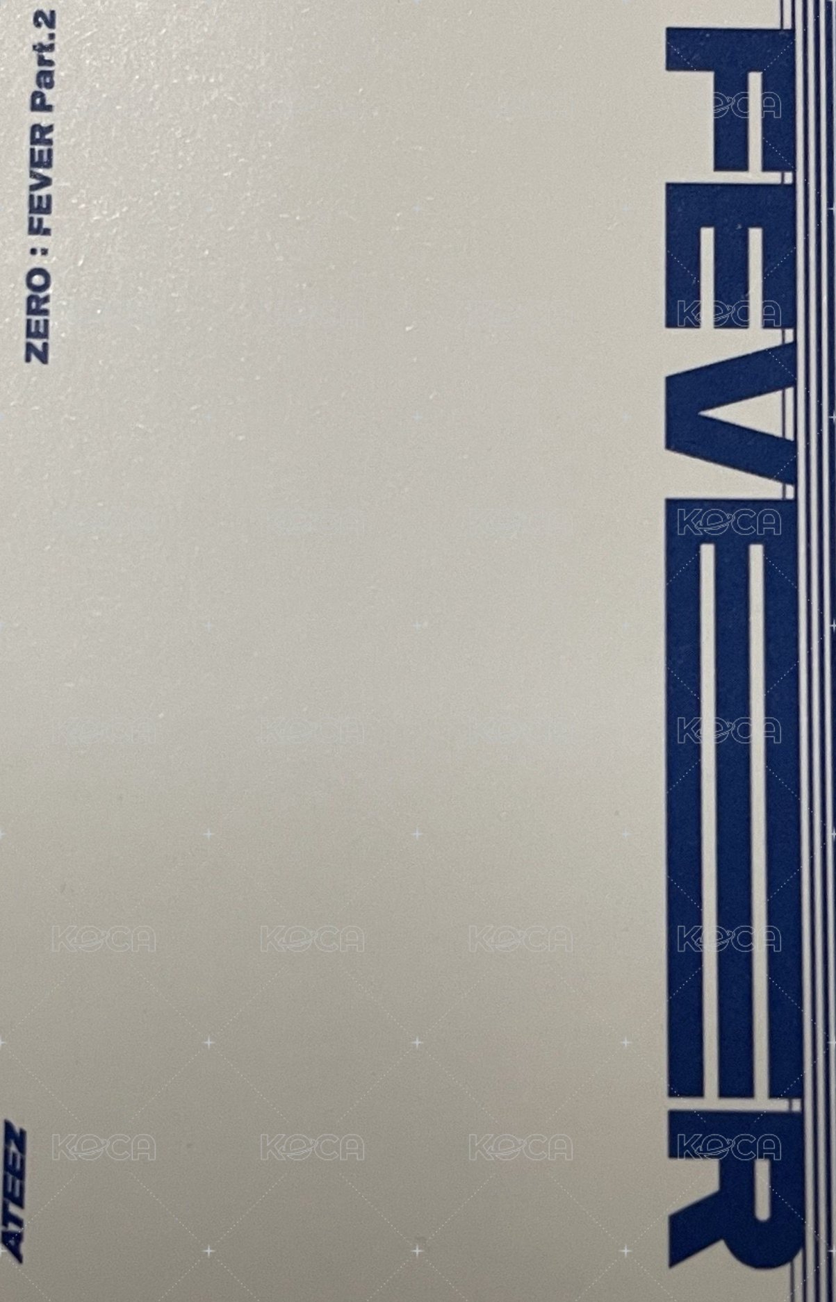 Fever pt.2 mmt 1.0 簽售卡 Z ver. 背面