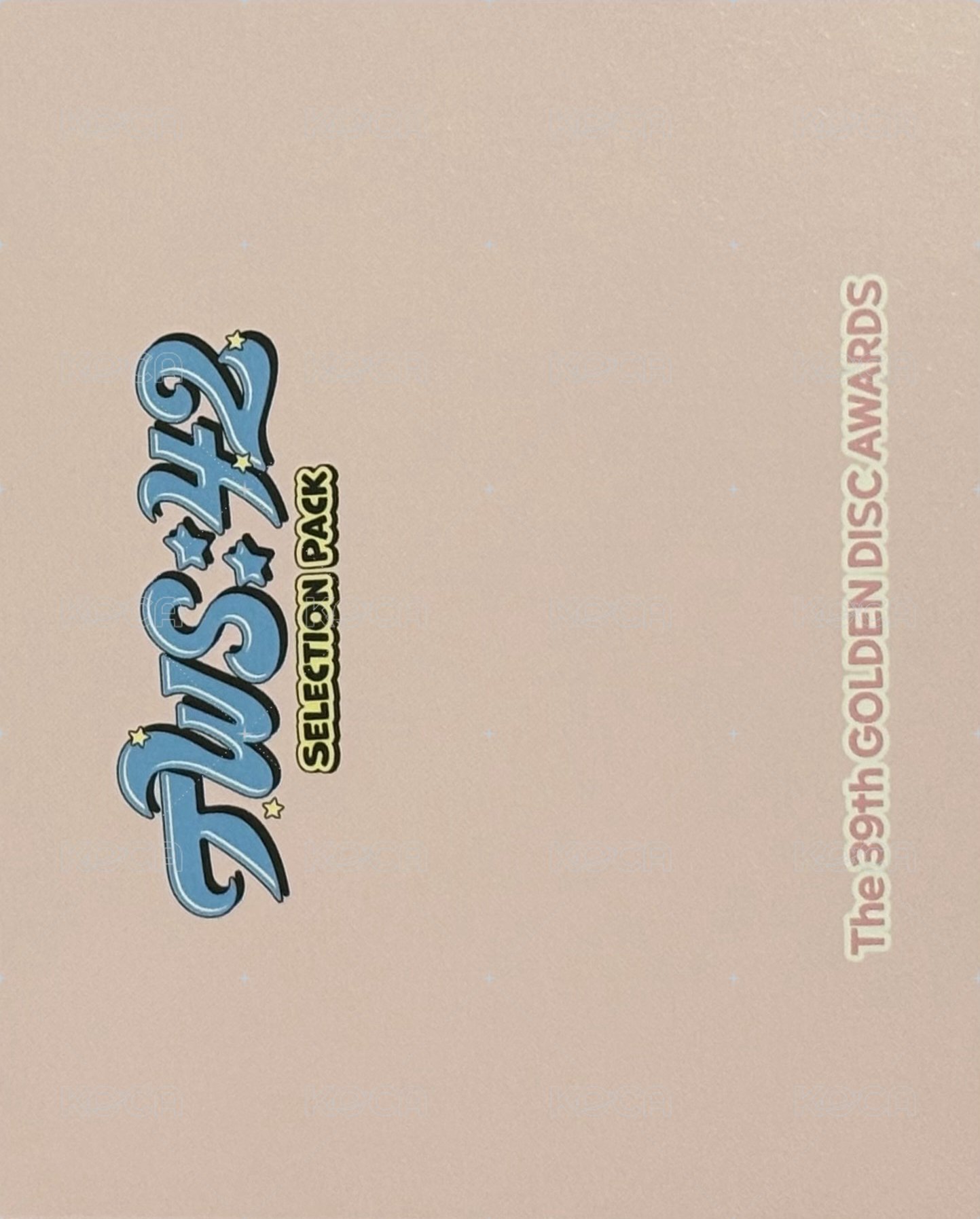 TWS:42 Selection Pack 周邊卡 團卡 背面