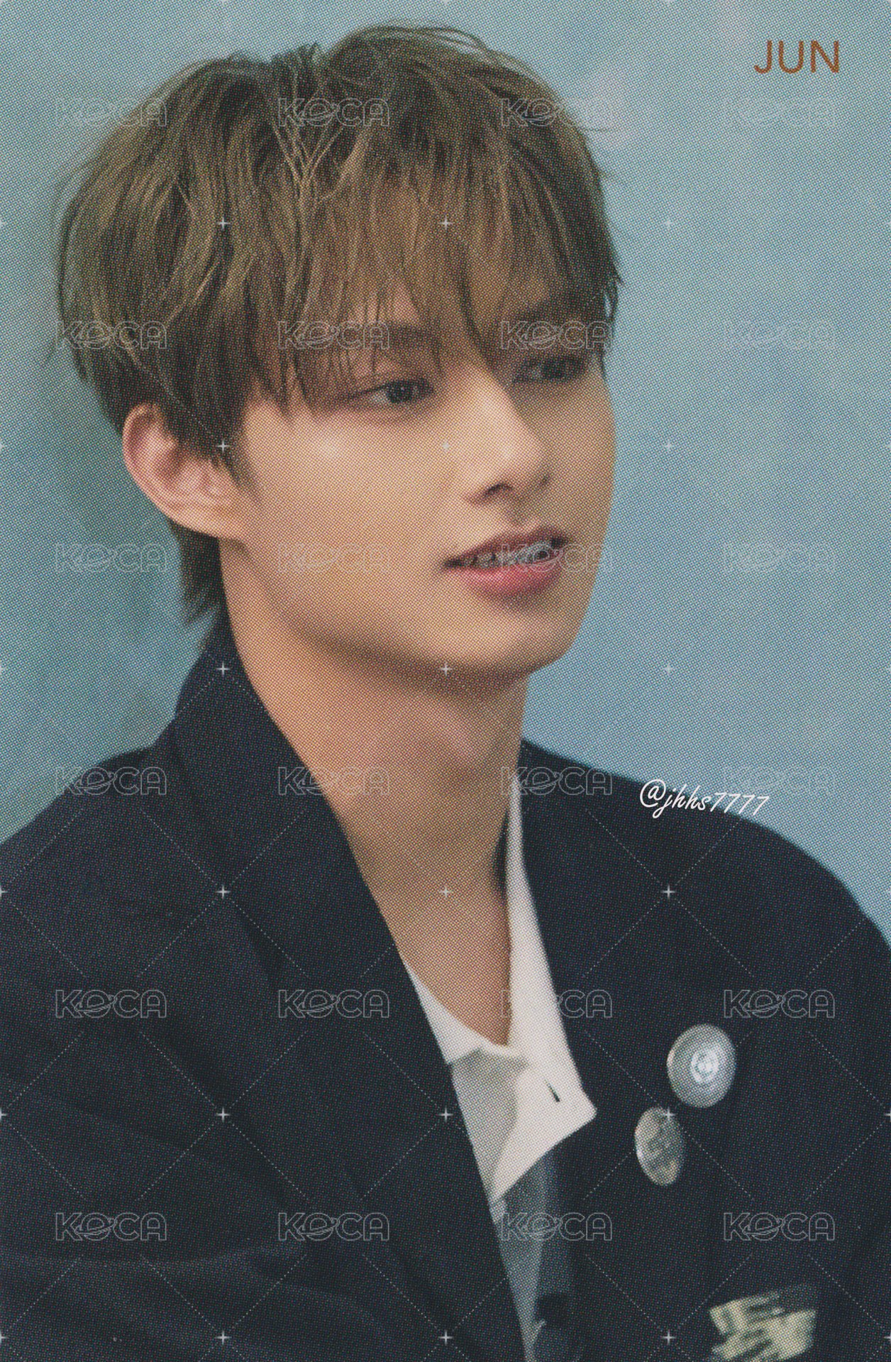 落花 hmv 藍版 特典卡  正面