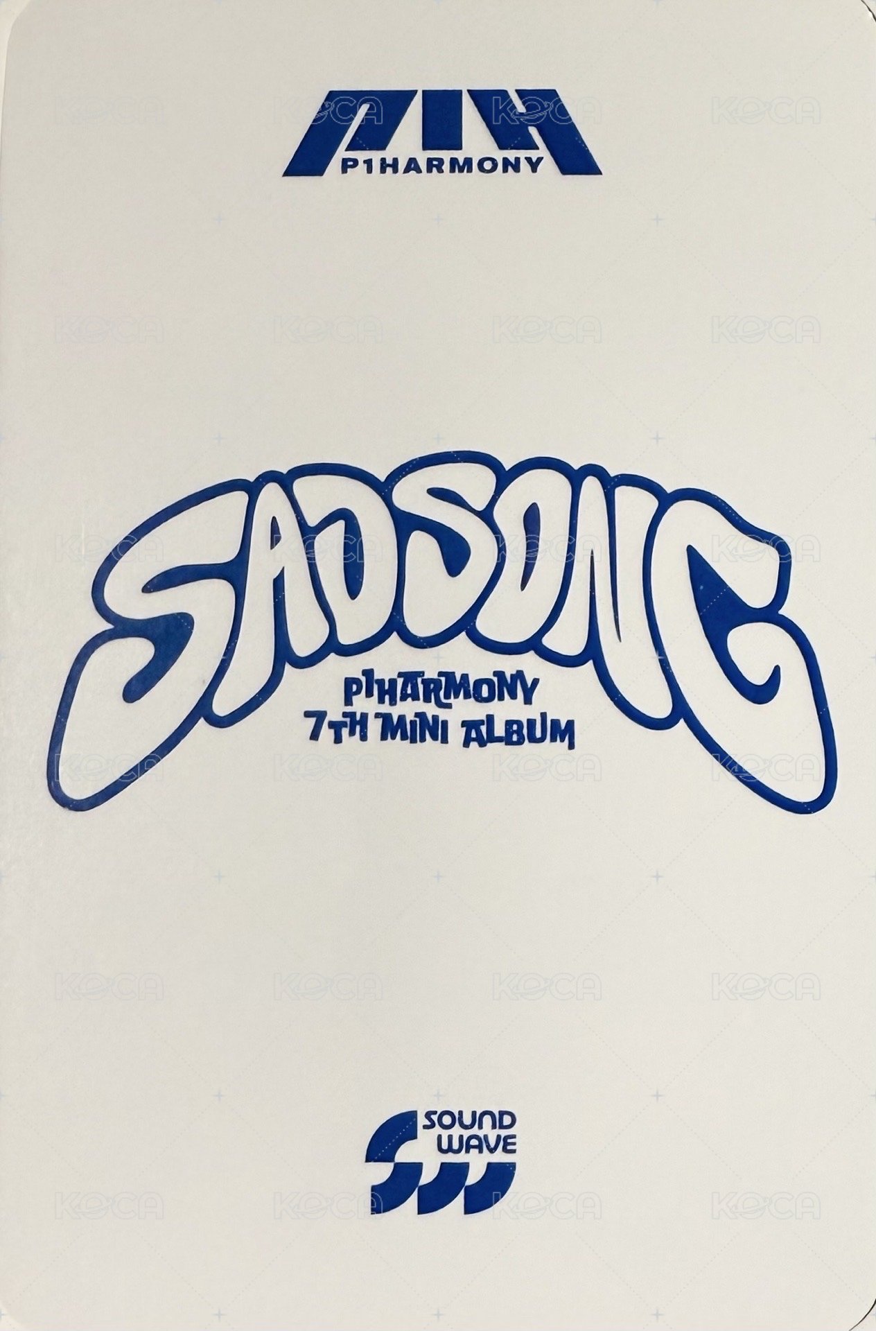 SAD SONG sw 線上 簽售卡 2024.09.29 背面